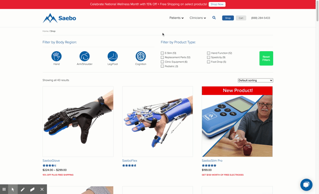 Shop for Stroke Rehab Products _ Saebo, Inc.